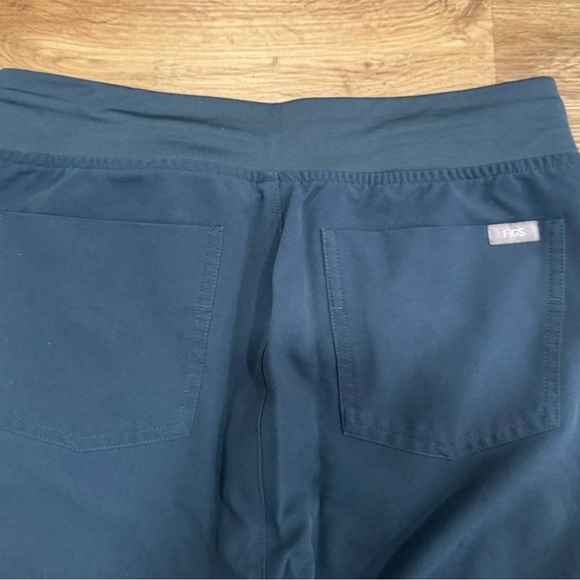 Navy Jogger Pants with Drawstring - Picture 3 of 3